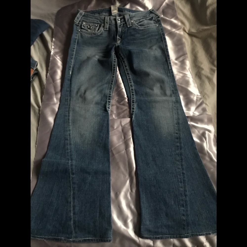 TRUE RELIGION BRAND JEANS MADE IN USA OF IMPORTED FABRIC SIZE 29